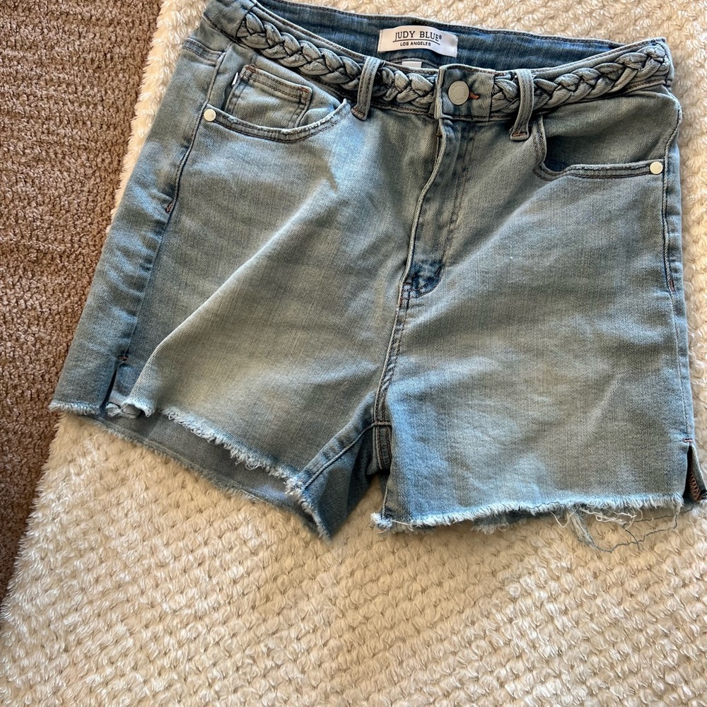Judy Blue Women's Blue Denim Shorts Size L